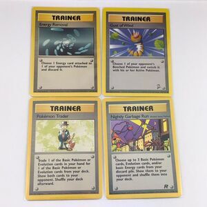 Pokemon Vintage Card Trainer Lot N